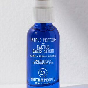 TRIPLE PEPTIDE CACTUS OASIS SERUM 1 oz -  4D Hyaluronic Acid - Facial Serum